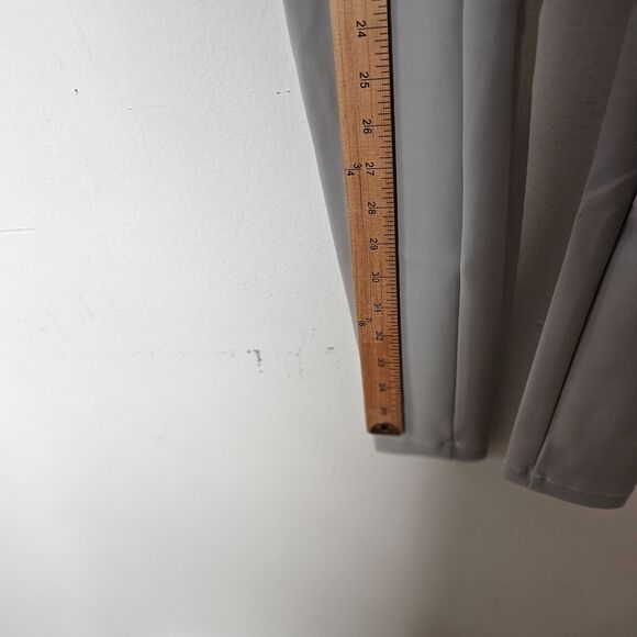 NWOT RARE Daisy Gray Taupe Zip-Up Front Stitch Design Leggings Nylon Spandex S - Picture 7 of 8